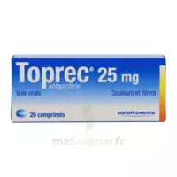 Toprec 25 Mg Comprimés Plq/20 à SOUILLAC