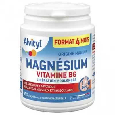 Alvityl Magnésium Vitamine B6 Libération Prolongée Comprimés Lp Pot/120 à SOUILLAC